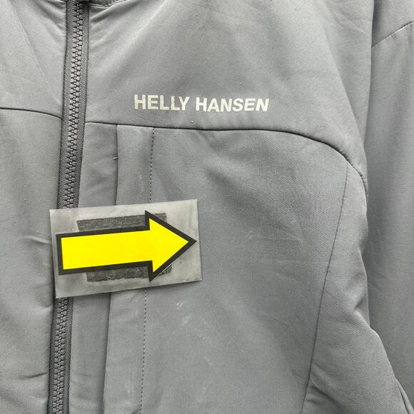 Helly Hanson Odin Expert Series Softshell Full Zip Gray Jacket Mens XXL Logo - Picture 10 of 16